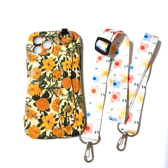 New iPhone 12 Pro Max Cute Flowers Protective Case Bonus Gift Women Teen - Picture 2 of 5